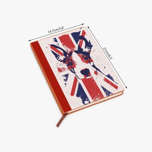 Union Jack Bull Terrier Notebook