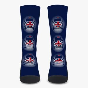 Union Jack Blue Socks