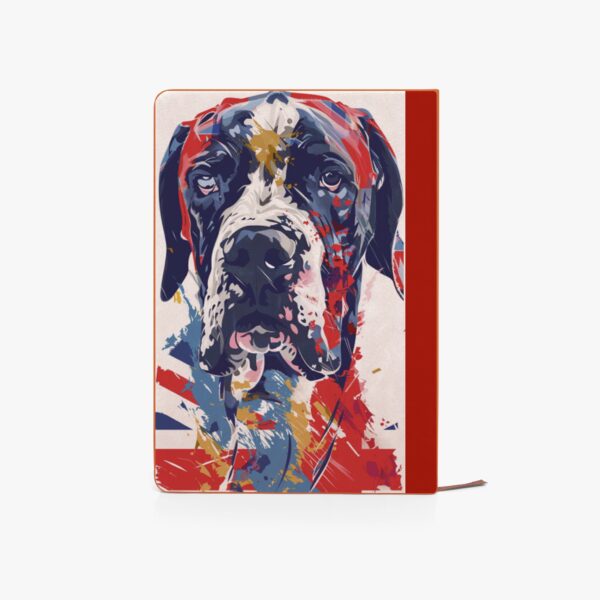 Union Jack Great Dane Notebook