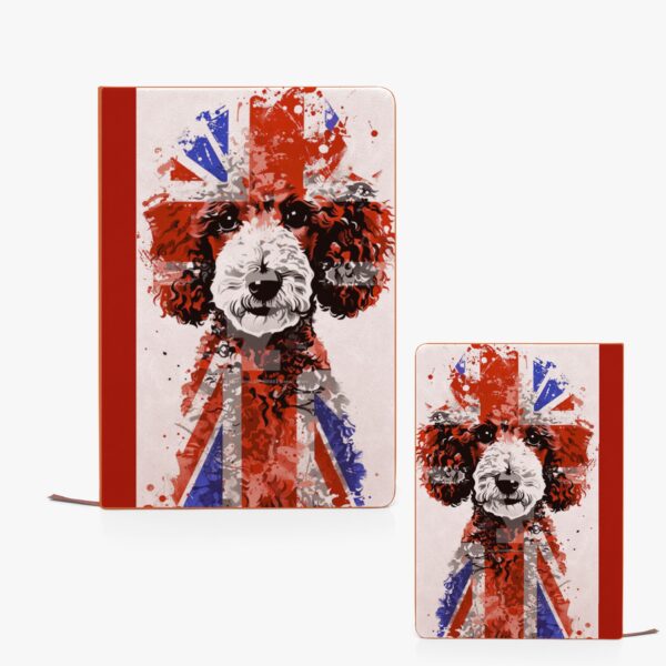 Union Jack Poodle Notebook