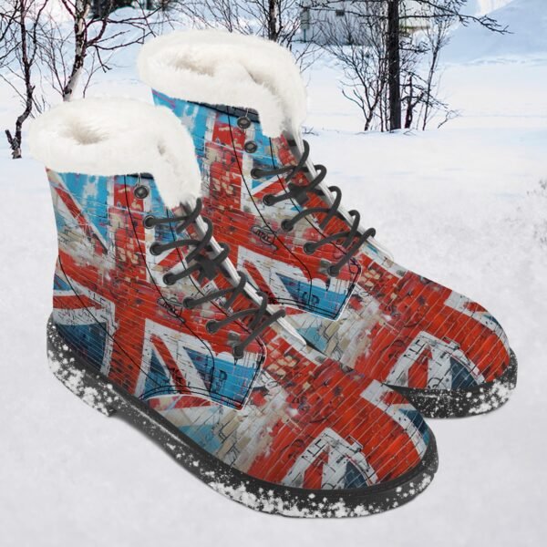 Union Jack Fur Boots