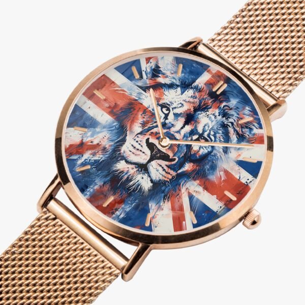 Mesh Strap Lion watch