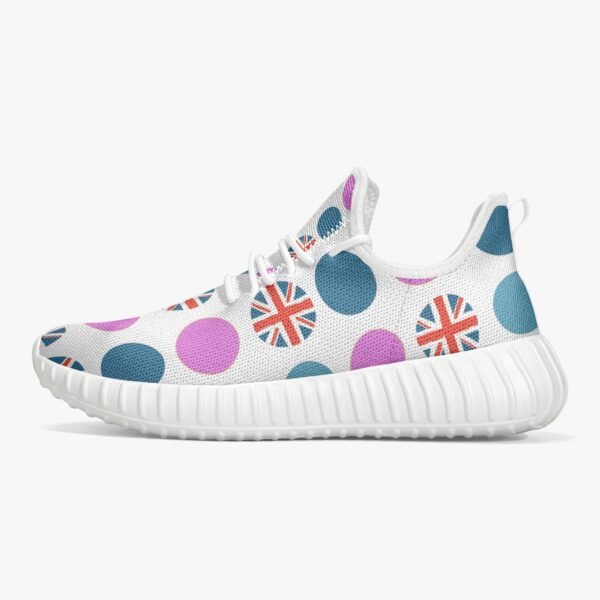 Pink Dotted Union Jack Trainers