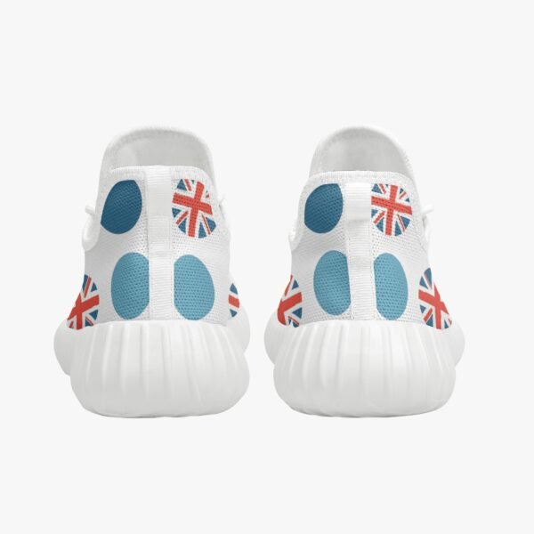 Green Dotted Union Jack Trainers